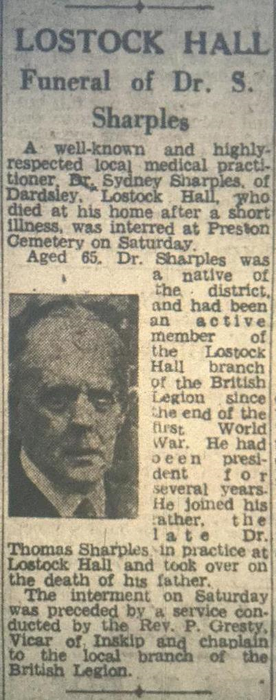Dr Sharples - 17 April 1948